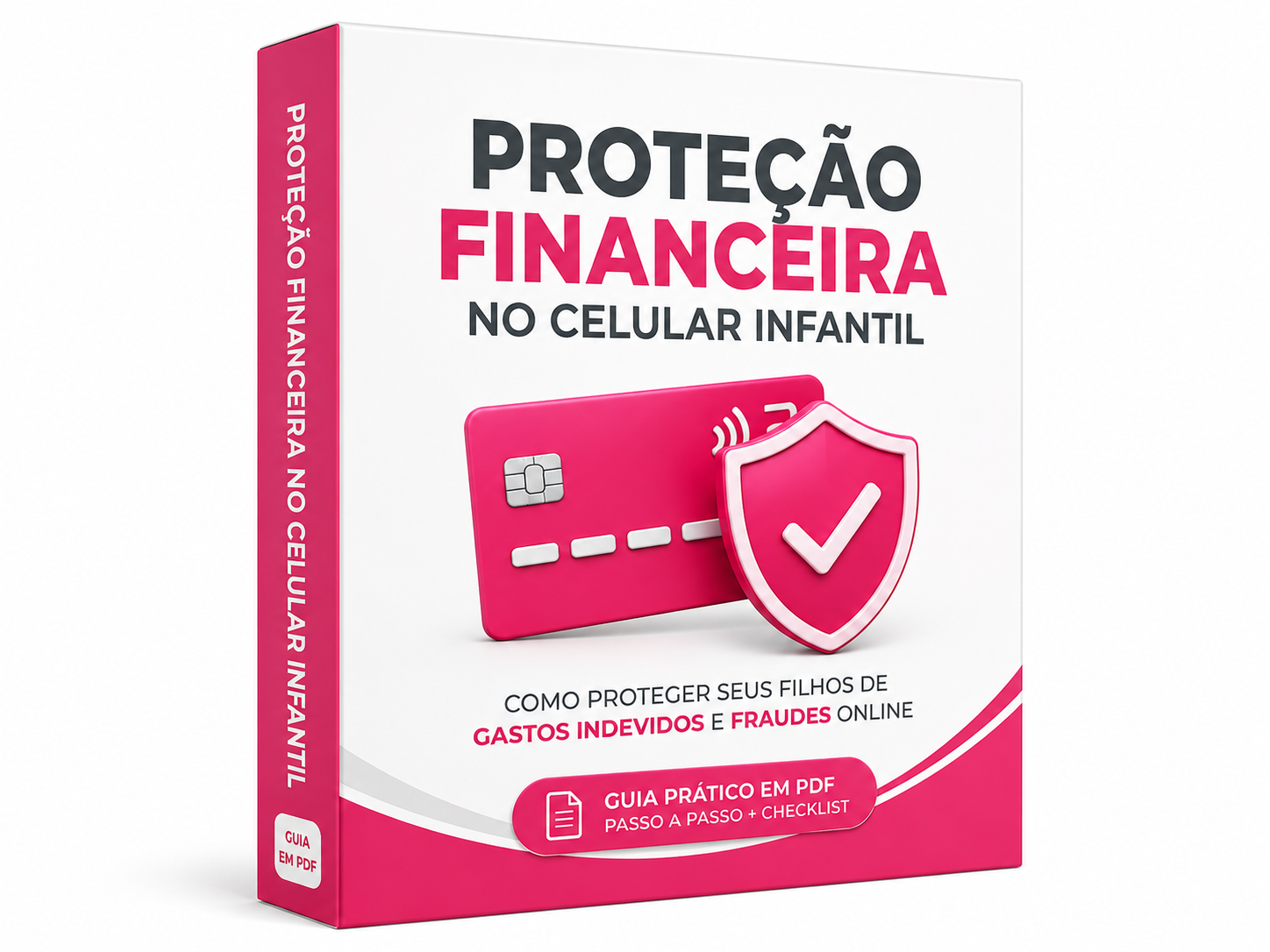 Mockup do módulo Proteção Financeira no Celular Infantil